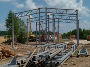 Коттеджный поселок Солнечный город - Строительство автомойки В разделе фотогалерее
