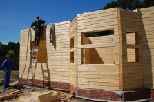 Строительство дома из дерева