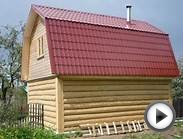 Ломаная крыша для бани: технология строительства