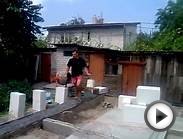 Строительство из газобетона.
